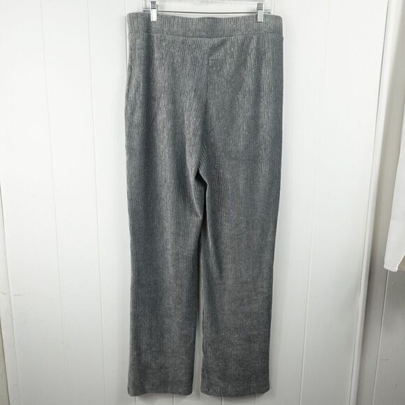 Juicy Couture Womens Grey Ribbed Metallic Thread X-Large - Picture 7 of 11